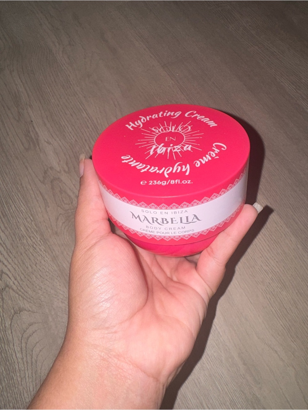 MARELLA Body Cream - Bright Pink Jar